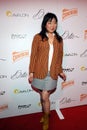 Margaret Cho on the red carpet. Royalty Free Stock Photo