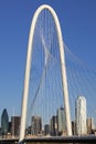 Margaret Hunt Hill Bridge - Dallas Texas Royalty Free Stock Photo