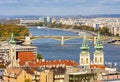 Margaret Margit bridge over Danube river in Budapest, Hungary