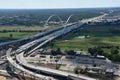 Margaret McDermott Bridge in Dallas, Texas Royalty Free Stock Photo