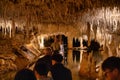 Margaret River, Western Australia - September 9, 2023: Tourists at the entrance of Lake Cave Royalty Free Stock Photo