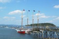 The Margaret Todd ship in historic Bar Harbor