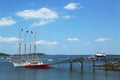 The Margaret Todd ship in historic Bar Harbor