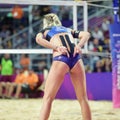 Beach Volley World Tour Finals 2019 - Women Finals Royalty Free Stock Photo