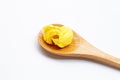 Margarine cheese butter on white Royalty Free Stock Photo