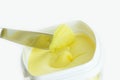 Margarine and knife Royalty Free Stock Photo