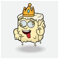 Margarine Mascot Character Cartoon With Crazy expression. For brand, label, packaging and product