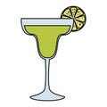 margarita cocktail fresh icon