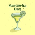 Margarita day illustration drink