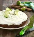 Margarita Lime Cake Royalty Free Stock Photo