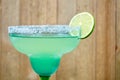 Margarita with lime slice Royalty Free Stock Photo
