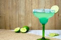 Margarita with lime slice Royalty Free Stock Photo