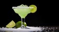 margarita lime tequila drink classic Royalty Free Stock Photo