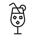 margarita, mocktail Isolated Vector Icon that can be easily modified or edit in any style