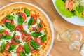 Margarita Pizza Italiana Royalty Free Stock Photo