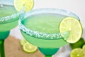 Margaritas with lime Royalty Free Stock Photo