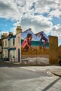 Margate, Thanet - Large scale mural by artist Dreph for the Rise Up Residency