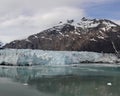 Margerie glacier and Mount Root Royalty Free Stock Photo