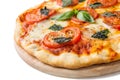 Margerita Cheese Pizza Royalty Free Stock Photo