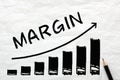 Margin Concept Graph Royalty Free Stock Photo