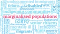 Marginalized Populations Word Cloud