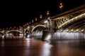 Margit bridge in Budapest Royalty Free Stock Photo