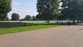 Netherlands American Cemetery and memorial site. Court of Honor and Tablets of the Missing Royalty Free Stock Photo