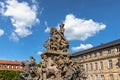 The Margrave Fountain located on Residenzplatz of Bayreuth