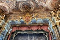 Margravial Opera House, 18th-century Baroque, details of the stage decoration, Bayreuth, Germany