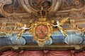 Margravial Opera House, 18th-century Baroque, details of the stage decoration, Bayreuth, Germany