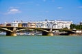 Margrit hid Bridge in Budapest on the Danube River