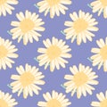 Marguerite Daisy Vector Repeat Pattern