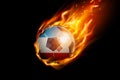 Mari El Fire Football Realistic Design