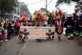 Mari Gras Zulu parade in New Orleans