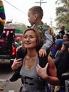 Mari Gras Zulu parade in New Orleans