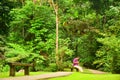 Mari Mari Cultural Village pathway in Sabah, Malaysia