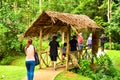 Mari Mari Cultural Village pathway in Sabah, Malaysia