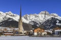 Maria Alm parish church Royalty Free Stock Photo