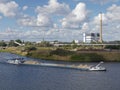 The Maria B, a Dutch river Barge with its Cargo of sand and stone chippings