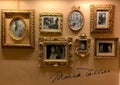 Maria Callas portraits at The Phoenix, Teatro la Fenice, an opera house in Venice, Italy