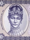 Maria Henrietta Chotekova a portrait from money