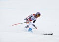 Maria Hoefl-Riesch triumph on Ski World Cup Royalty Free Stock Photo
