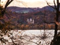 Maria Laach Abbey across Laacher See Royalty Free Stock Photo