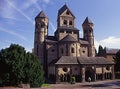 Maria Laach Abbey on Laacher See Royalty Free Stock Photo