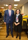 Maria Nazareth Farani Azevedo, Consul General of Brazil in NYC and Fernando de Oliveira Sena - Deputy Consul General