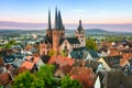 Maria`s Church in Gelnhausen Old Town, Germany