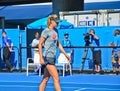 Maria Sharapova practicing