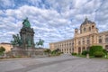 Maria Theresa monument on the square near Historical museum in Vienna, Austria. Royalty Free Stock Photo