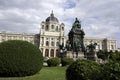 Maria Theresa Square in Vienna Royalty Free Stock Photo
