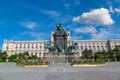 Maria Theresa statue in Vienna Royalty Free Stock Photo